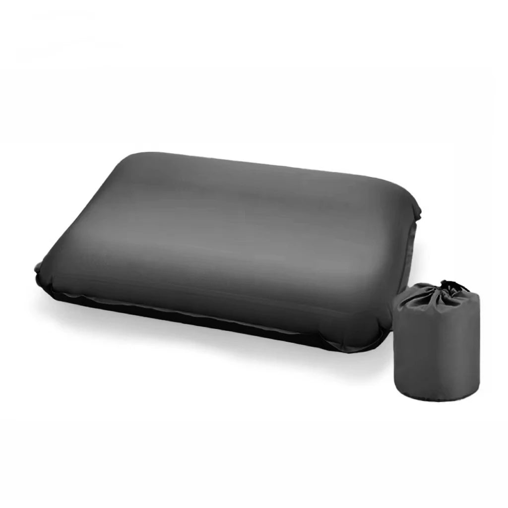 Self-Inflating Camping Pillow - Compact 3D Neck Support for Outdoor Travel
