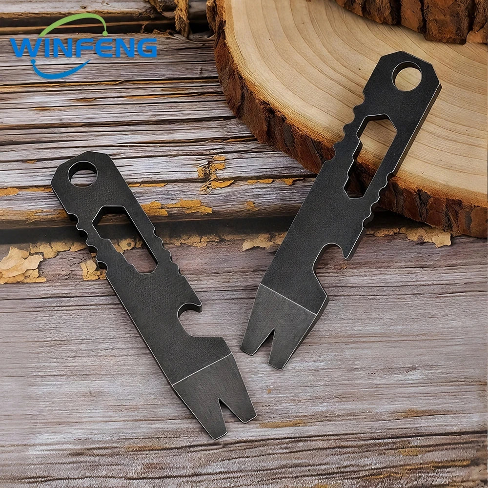 Multi-Functional Screwdriver Pry Bar Bottle Opener Crowbar Multi-Tool Stainless Steel Emergency Glass Breaker Survival Supplies