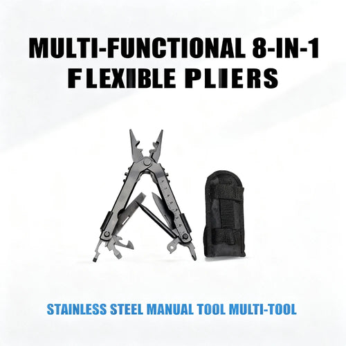 Multitool 8 in 1 Multifunctional Flexible Pliers Herramientas Ferramentas Comping Tool Stainless Steel Hand Tools Multitool