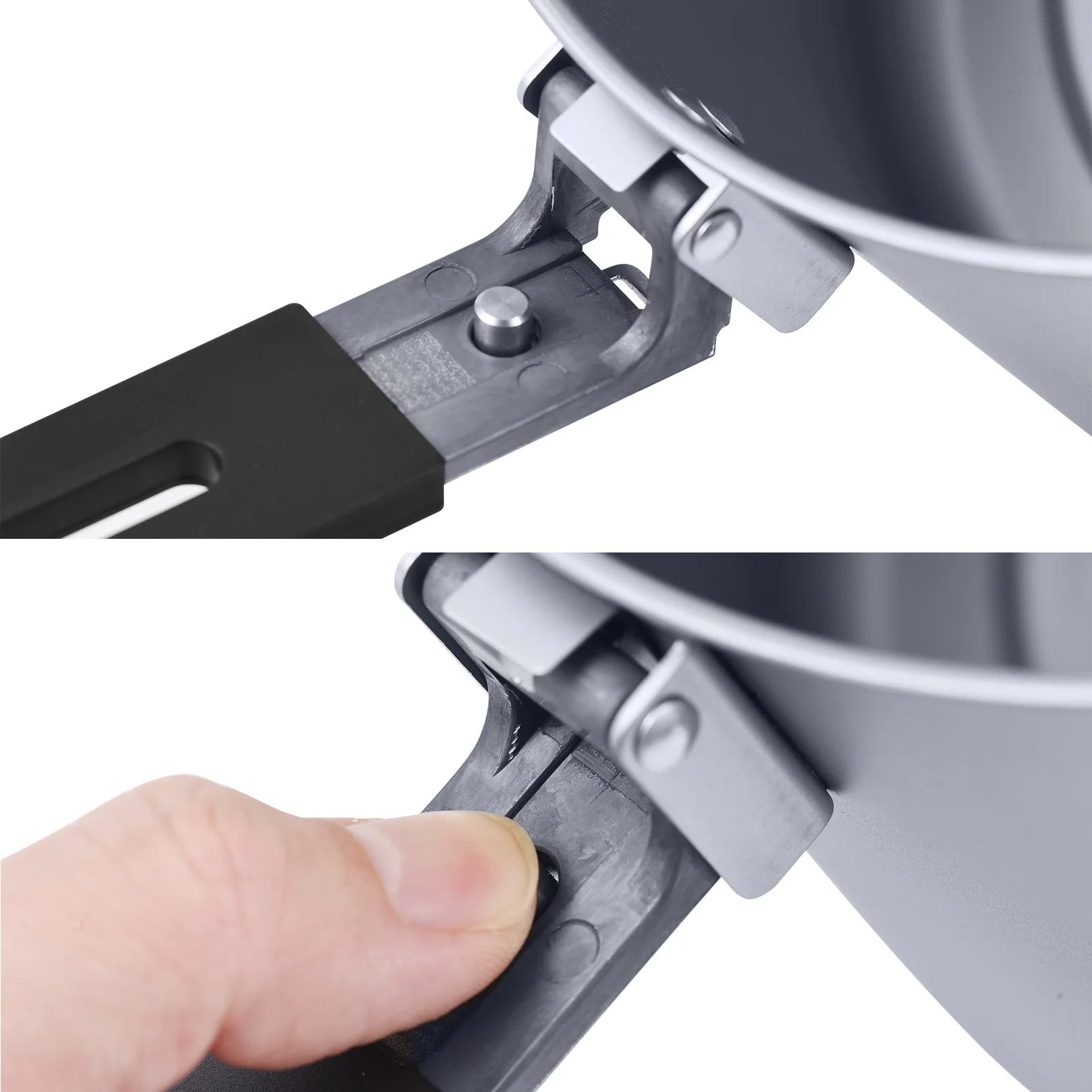 Tomshoo Portable 2L Camping Titanium Pot W Lid Collapsible Handle Outdoor Titanium Cooking Stock Pot Backpacking Cookware