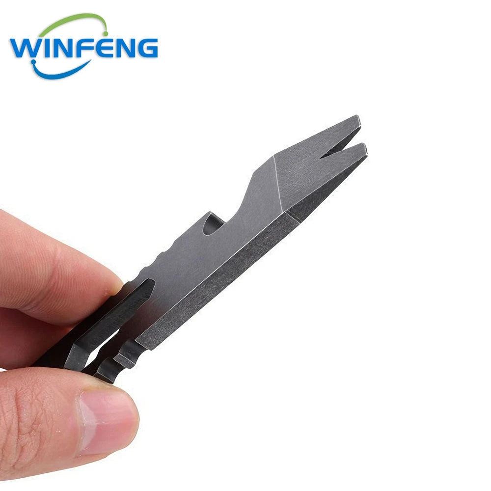 Multi-Functional Screwdriver Pry Bar Bottle Opener Crowbar Multi-Tool Stainless Steel Emergency Glass Breaker Survival Supplies