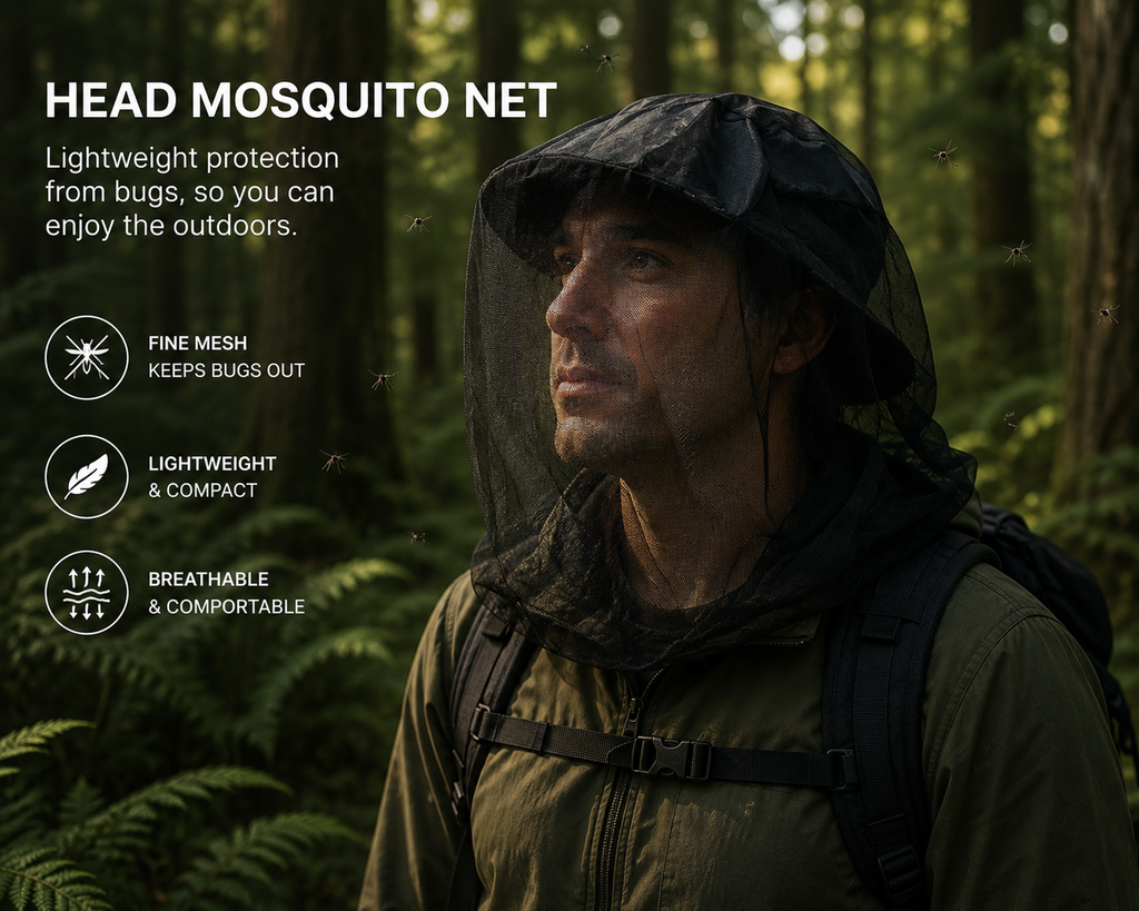 Anti Mosquito Hat Net for Outdoor Traveling And Camping