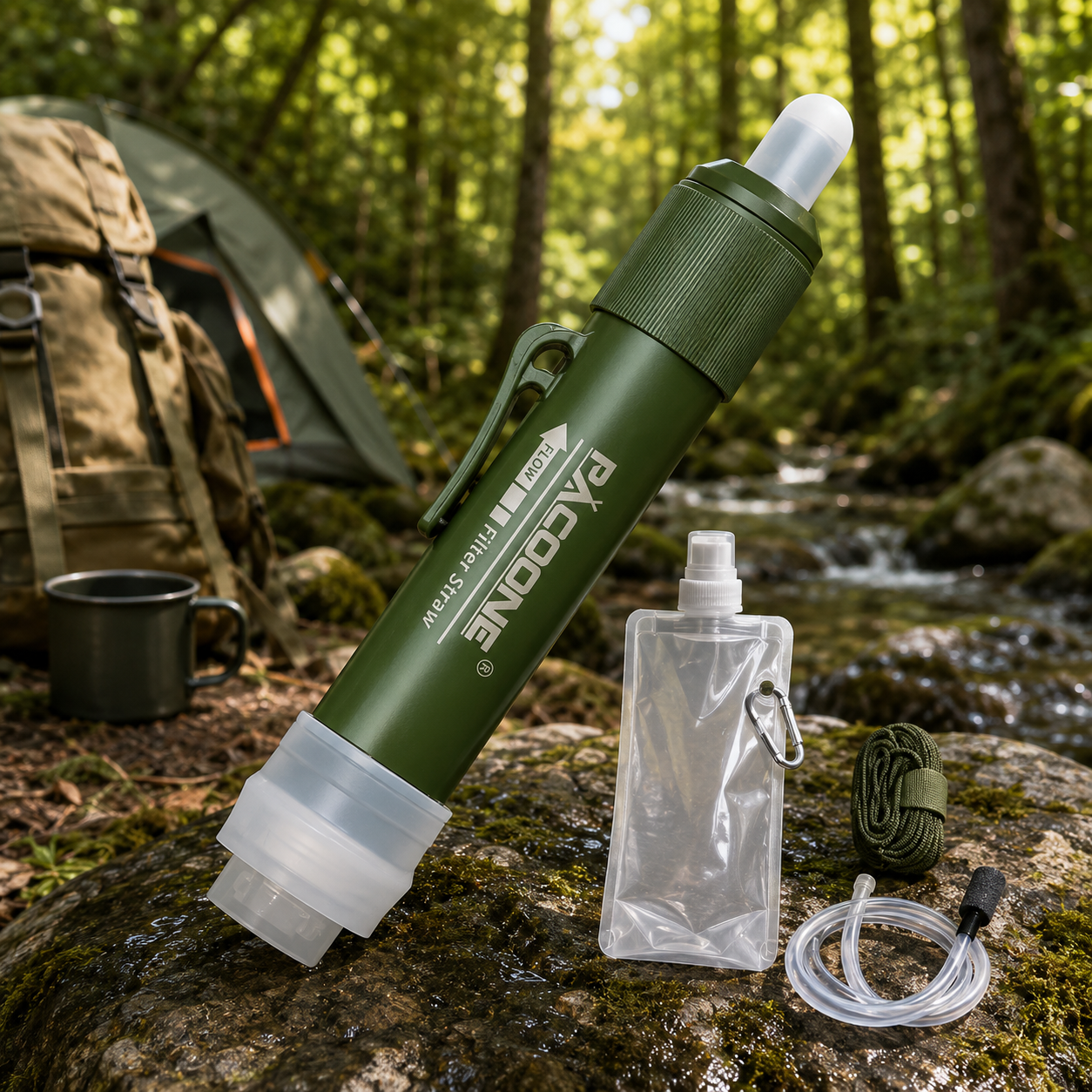 Camping Purification Water Filter Straw