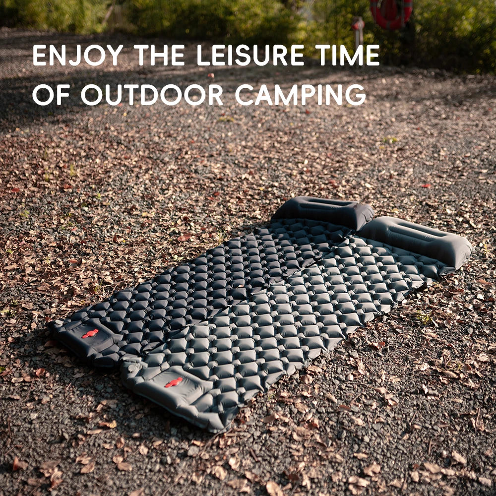 Inflatable Camping Air Mattress with Pillow