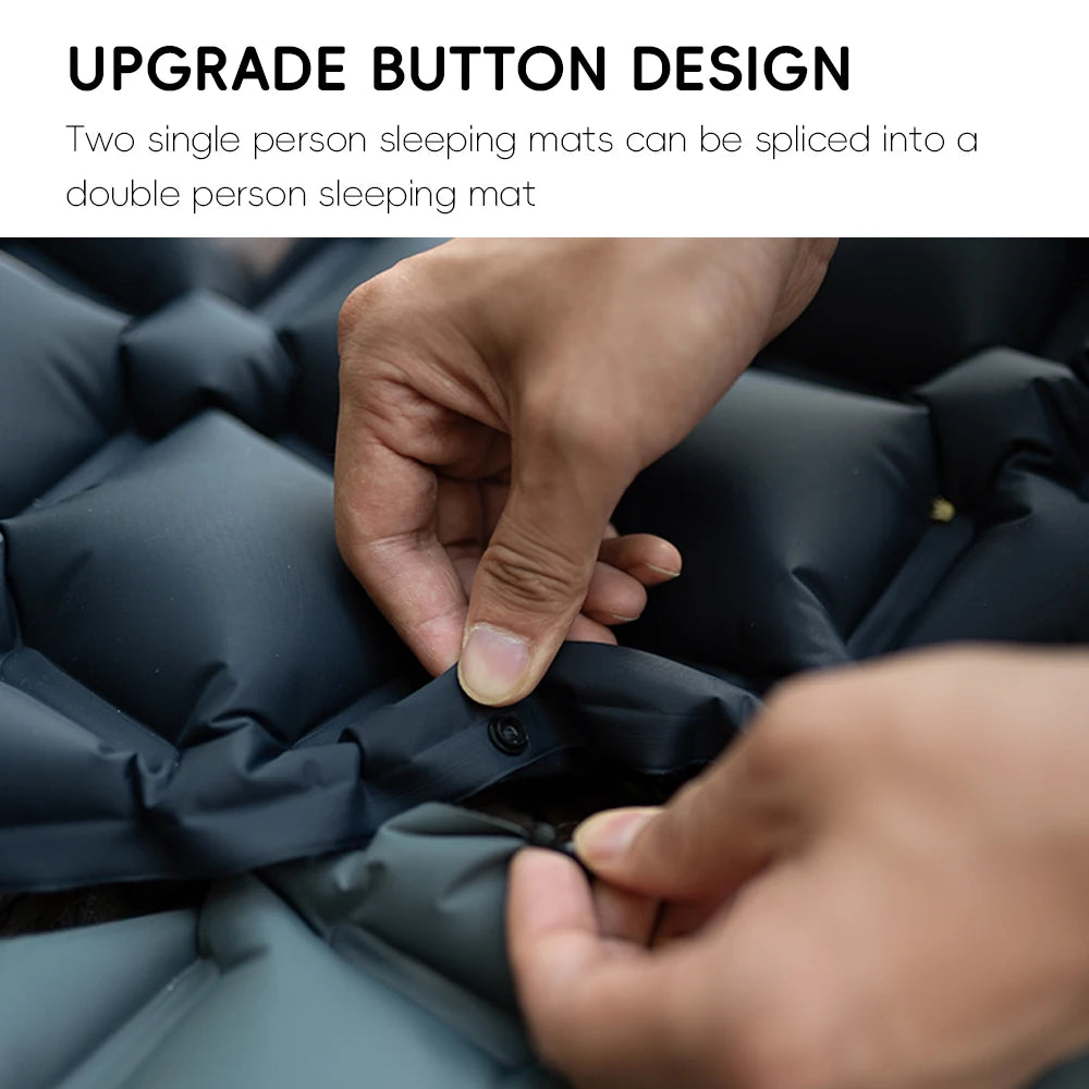 Inflatable Camping Air Mattress with Pillow